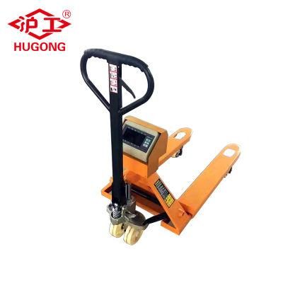 Lifting Tool Hand Pallet Truck with Scale 2000kg Manual Forklift