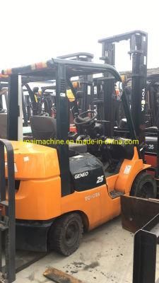 Toyota Used Diesel Forklift 3 Ton 10ton Lifting Equipment with Side Shift 2015 Year Cheap Price