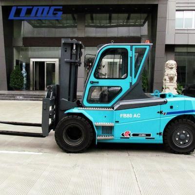 Ltmg Battery Forklift Big Electric Forklift 5ton 7ton 8ton 10ton Electric Forklift with AC Motor