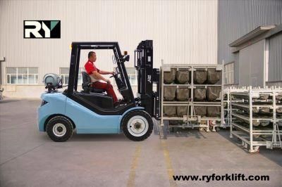 3000kg Gasoline Forklift with Nissan K25 Engine