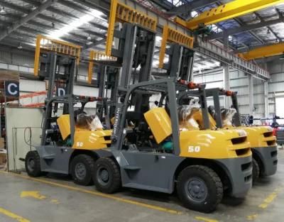 5 Ton Diesel Forklift with Automatic Hydraulic Transmission