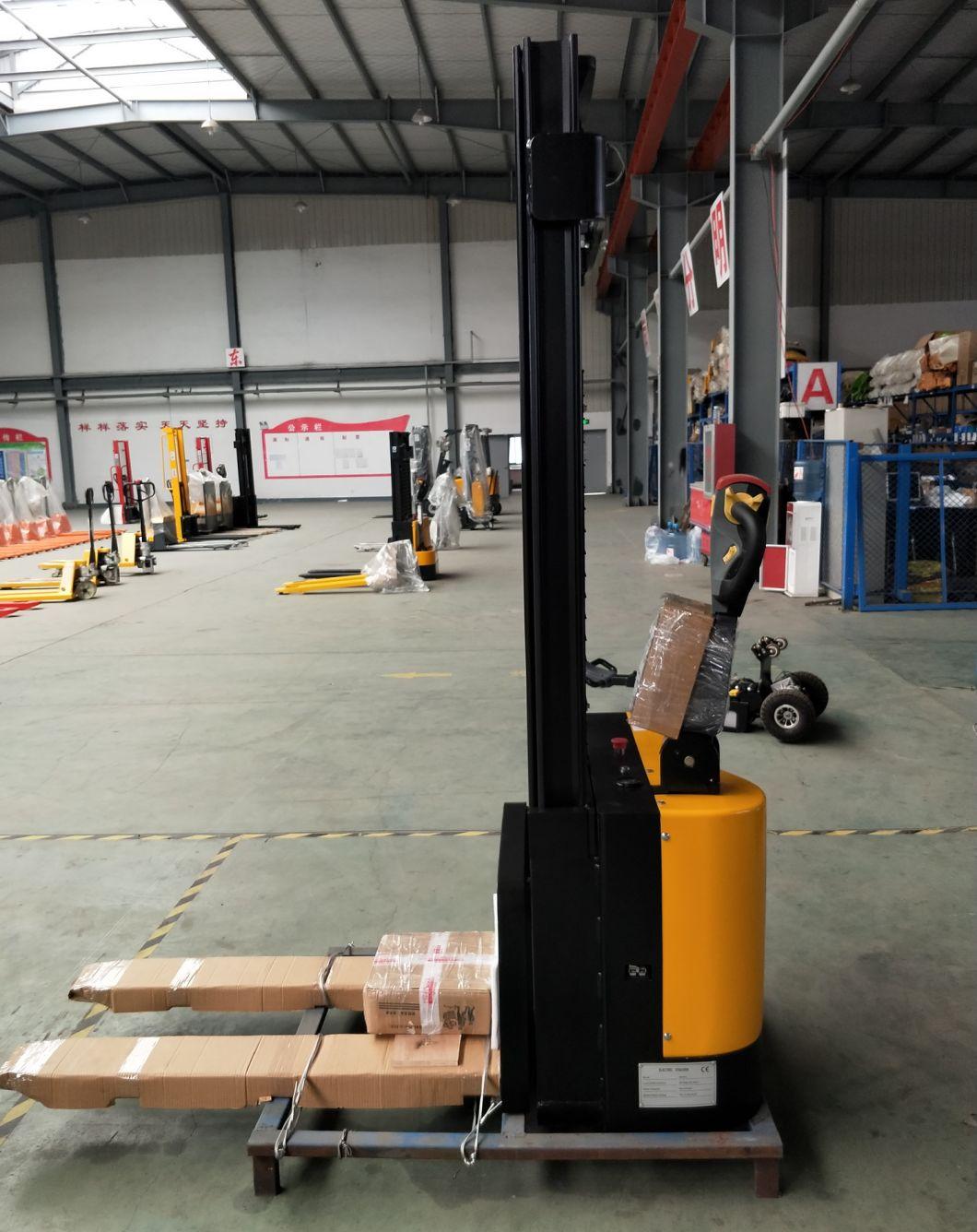 Walkie Behind 1.2t1.5t Walking Electric Pallet Stacker with 3m 3.3m Lifting