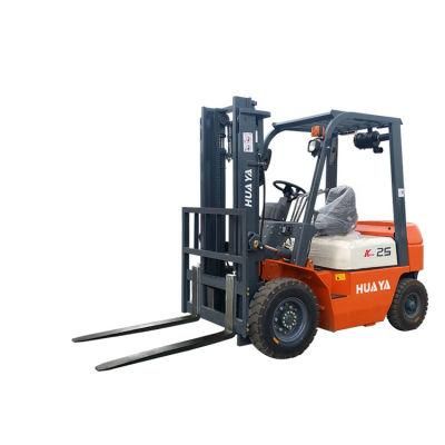 China Forklift Trucks High Quality 2 2.5 3 3.5 Ton Lift Height 3 4 6 M New Design Diesel Forklift
