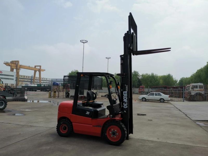 Everun Erdf30 Made in China Precision Automatic 3ton Hydraulic Diesel Forklift