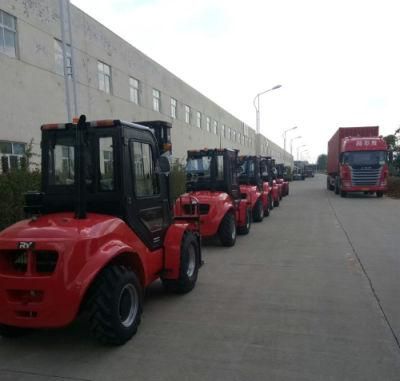 Rough Terrain Forklift Truck with Ce Certificate