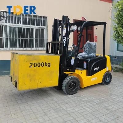 Optional Battery Tder with Attachment Forklift 2 Ton Electric Fb20