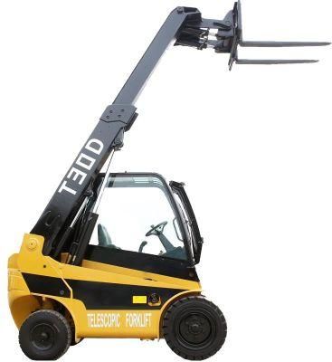 China Welift 3.0ton Telescopic Boom Forklift with Snow Blade and or Bucket 2WD Telehandler