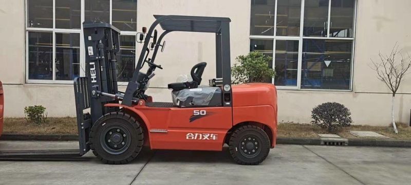 China Heli 5/6/7ton Diesel Forklift Cpcd50/60/70 with Side Shifter