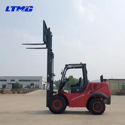 Ltmg 3 Ton 4 Ton 5ton 4WD All Rough Terrain Forklift for Sale