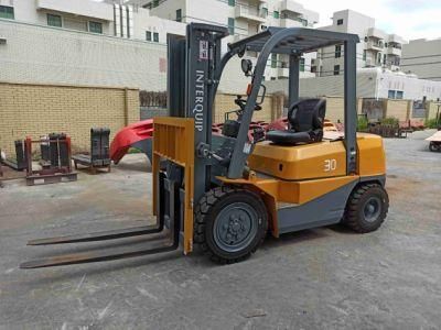 3000kg Counterbalanced Diesel Forklift Truck with Optional Attachment