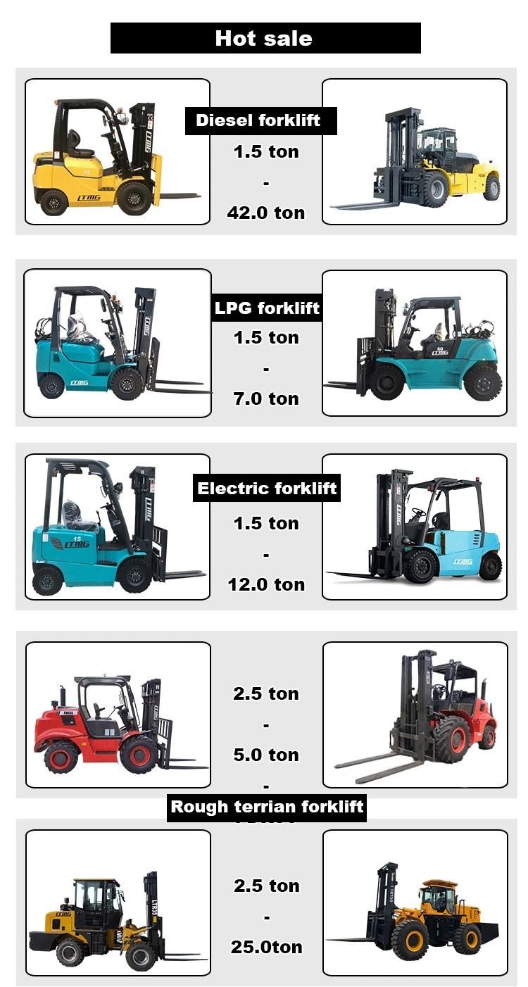 Ltmg Construction Machines Container Lifting Heavy Duty Forklift 12 Ton 16 Ton 25ton 30ton 32ton Truck Diesel Forklift for Sale