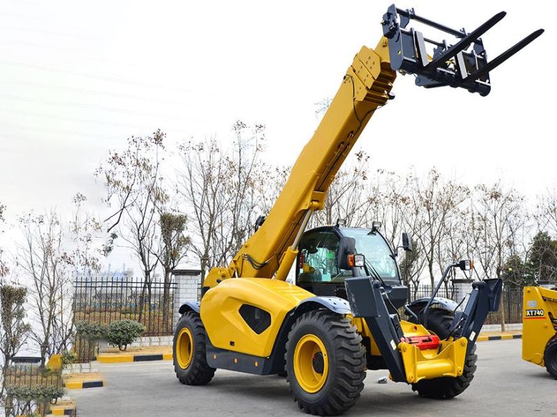 17m Height Telescopic Boom Forklift Loaders 4.5 Tons Telehandlers Xc6-4517K