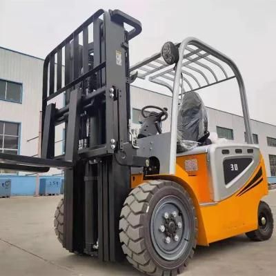 3 Ton Battery Truck Electric Forklift with Three Stage Mast