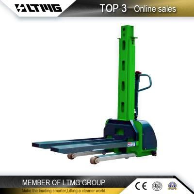 New China Small Mini Forklift 500kg Semi Electric Walkie Stacker 0.5 Ton 1500kg Electric Stacker