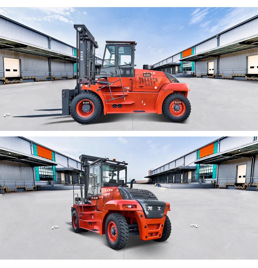 16 Ton Diesel Forklift with Low-Speed High Torque Environmental Protection Engine