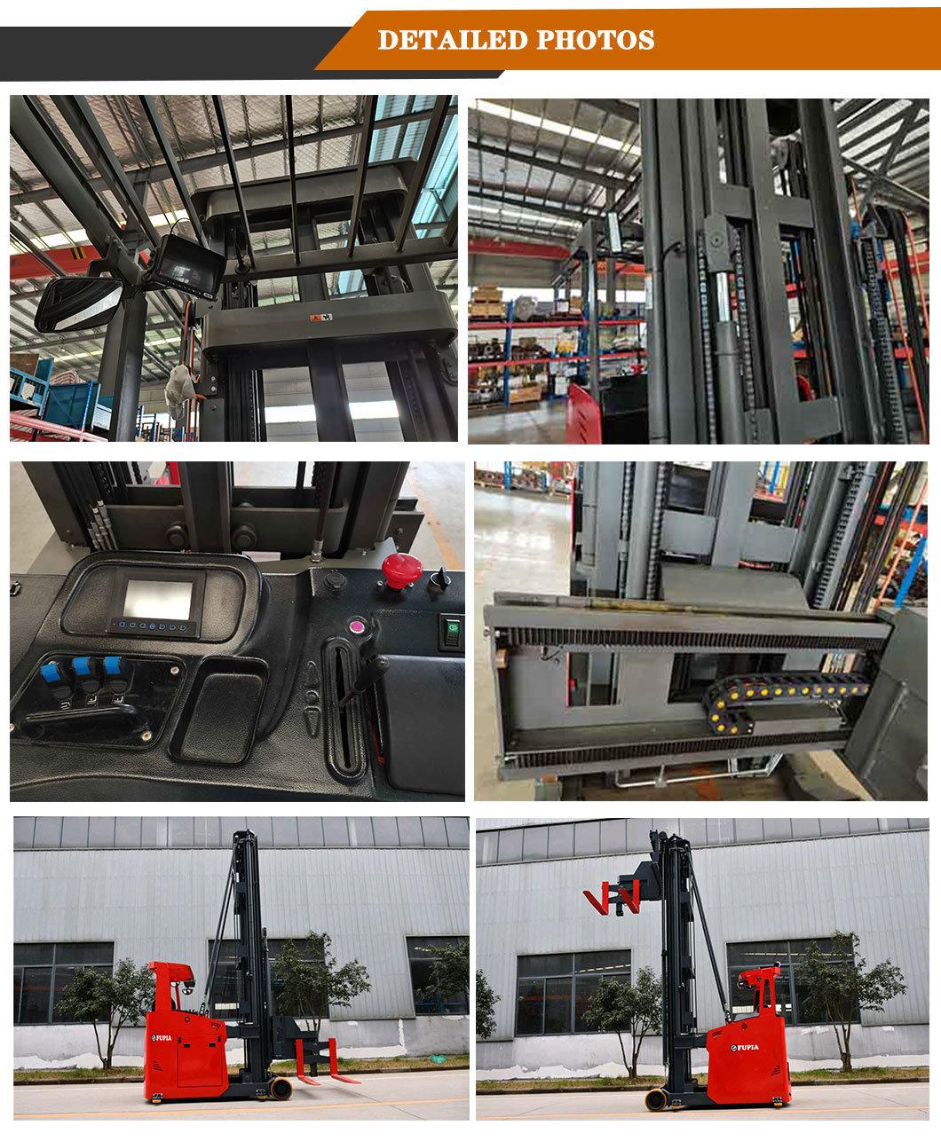 1.5ton Electric 3-Way Pallet Reach Stacker Vna Forklift Truck