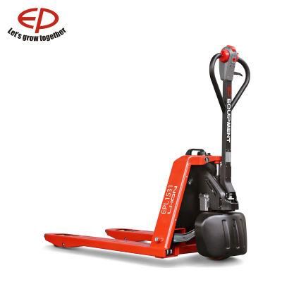 Ep 1500kg Capacity Mini Type Walking Electric Pallet Truck