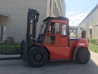 EPA Engine 10t Heavy Diesel Forklift with Side Shift