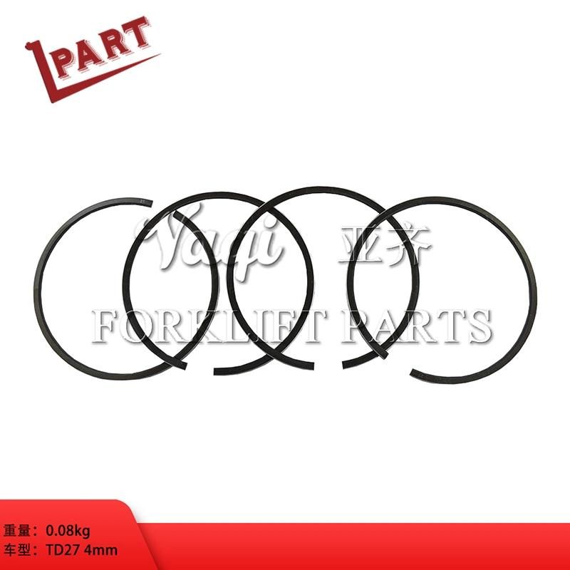 Forklift Spare Parts Td27 Piston Ring with 4mm