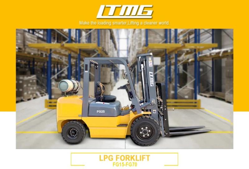 Ltmg 3ton 5 Ton 6 Ton Dual Fuel LPG Forklift with Japanese Engine