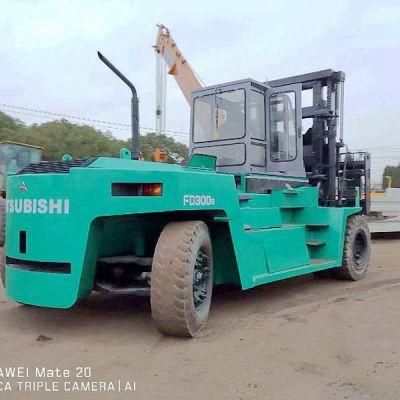 Made in Japan 30ton Used Mitsubishi Fd300 Forklift in Good Running