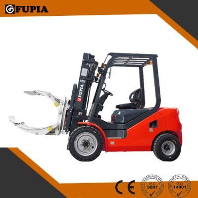 New Counterbalanced Forklift 3 Ton Bale Clamp Attachment Forklift 3000kg Bale Clamp Forklift