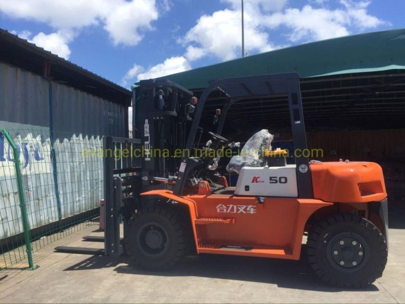 Heli 5ton Diesel Forklift Cpcd50 with Load Center 600mm