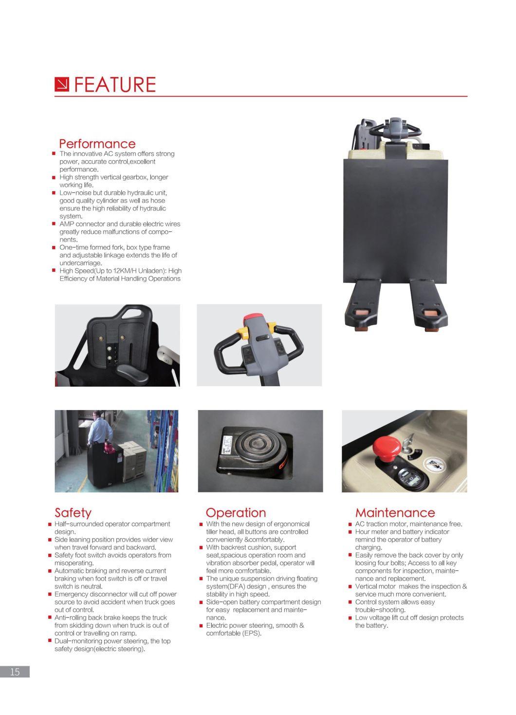 2 Tons Standing Version Electric Pallet Truck