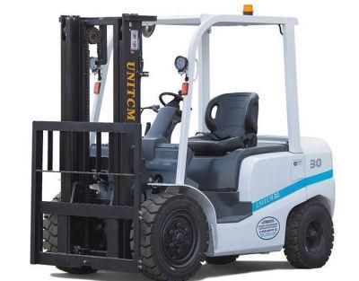 Wholesale White Color 3 Ton 2 Stage Mast Unitcm Diesel Forklift