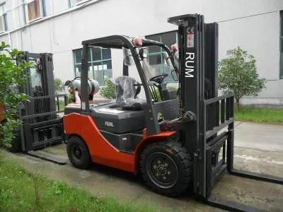 1.6t LPG Gas Dual Fuel Petrol LPG Gasoline Forklift Fg15t with Impco