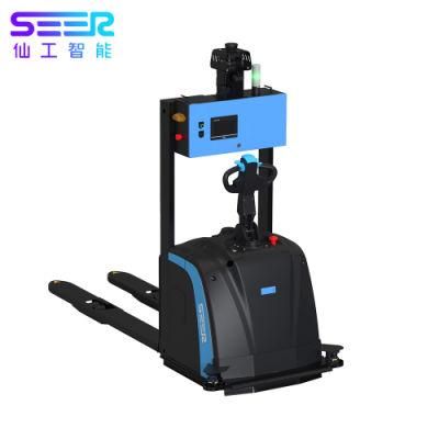 New Seer Automatic Navigation, Walking Driving Electric High Precision High Efficiency Agv Forklift Manufacture