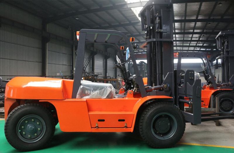 Heavy Duty Forklifts 8 - 10t Isuzu Engine Lift Diesel Forklift Truck 4 Wheel