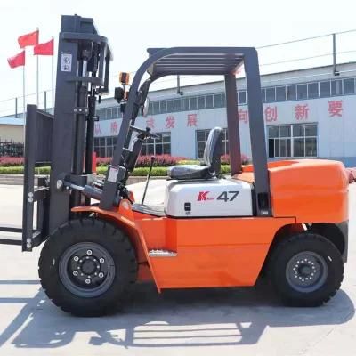 Four Wheels 3ton 4ton 5ton 10ton 3m 5m 6m Diesel Forklift