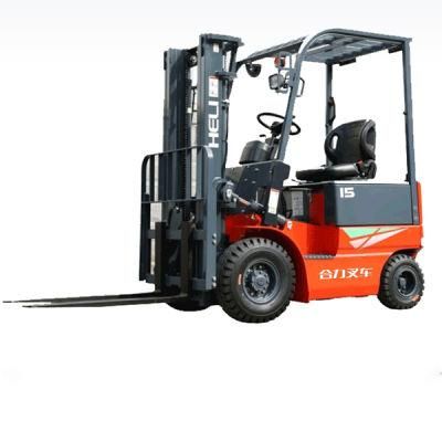 China Brand New Heli Forklift Logistics Machinery 1t 1.5t 1.8t Electric Forklift