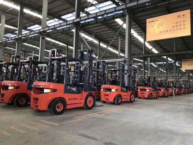 Lonking 3.5ton Diesel Forklift LG35dt Cpcd35 Forklift with Side Shifter and Spare Parts Price