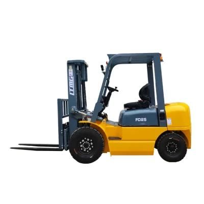 Ltmg Counterbalance Diesel Forklift 2 Ton 2.5 Ton Forklift with Duplex Mast