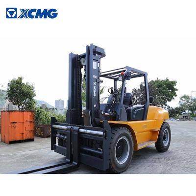 XCMG Diesel Carton Clamp Fork Lift Operator Opportunities 10 Ton Forklift Truck for Sale