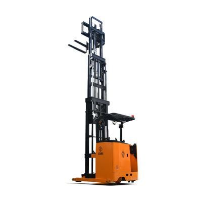 Ltmg Reach Forklift 1ton 1.5ton 2ton Stand on 3 Ways 4 Directions Electric Reach Truck with CE ISO