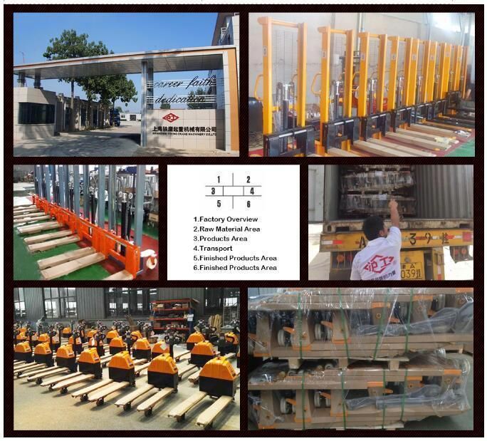 1 Ton Manual Stacker with Double Mast Structure