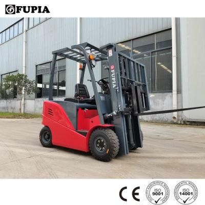 Material Handling Lift Truck 1.5t 2t Battery Forklift Truck with 4m Lifting High and Side Shift