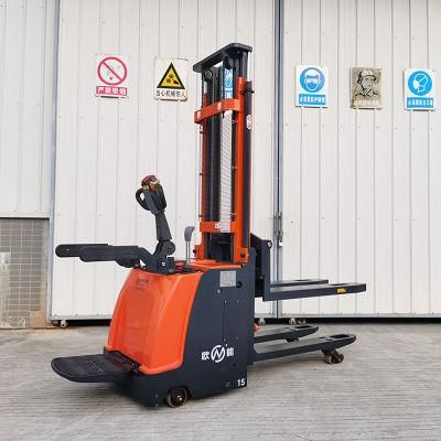 Not Adjustable Electric Jiangmen Pallet Truck Stand on Driving Forklift