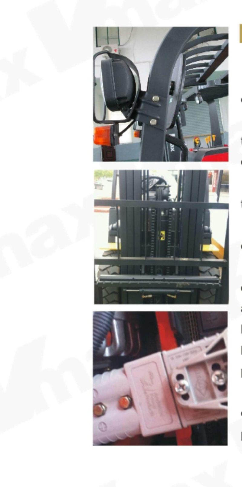 4-Wheel Electric Forklift Truck GP 3, 500kg Capacity