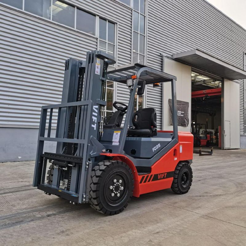 Hot Sell 3.5ton Diesel Forklift with Forklift Specification Loading Capacity 3500kg Max Lifting Height 7000mm