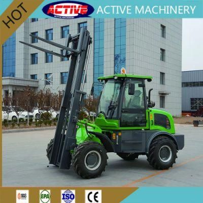 3.0t Terrain Forklift for Lifting 3.5m Height and 3ton Capacity (CPD30)