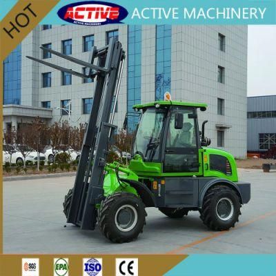3.0t Terrain Forklift for Lifting 3.5m Height and 3ton Capacity (CPD30)