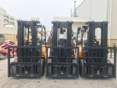 China Hifoune Manufacturer Supply 3000 Kg LPG Gasoline Gas Petrol Forklifts