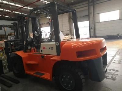 China 7ton Diesel Forklift Cpcd70 Hydraulic Diesel Forklift