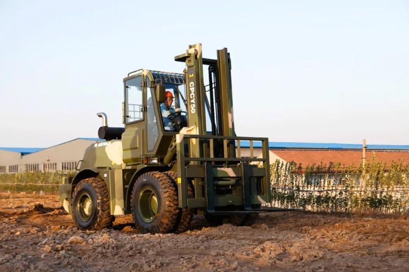 5ton 7ton 4WD All/Rough Terrain Forklift 6 Wheels