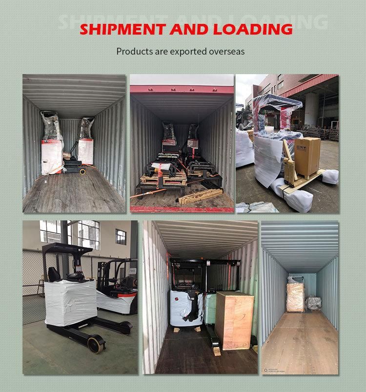 Electric Tder Double Reach Forklift in Stock with High Quality