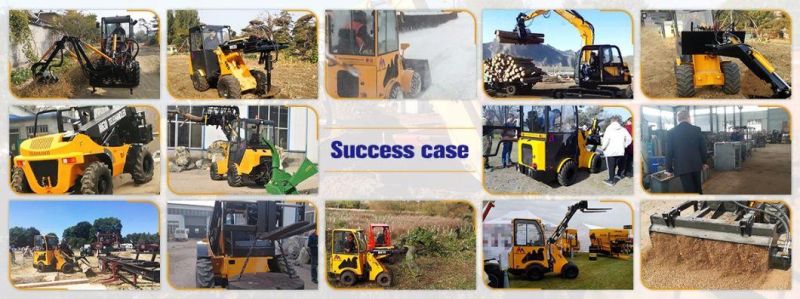 Material Handling Equipment 3 Ton Terrain Telescopic Handler Forklift